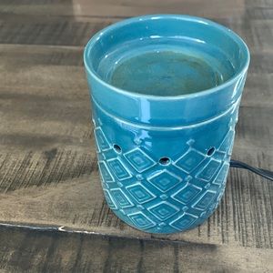 Teal Scentsy Pot